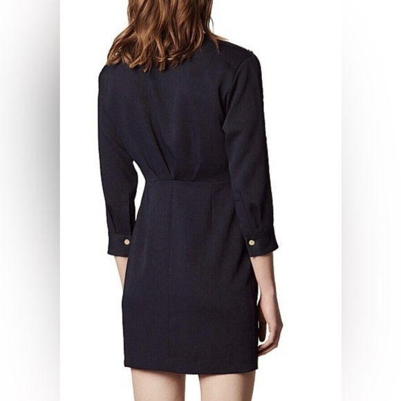 SANDRO Paris Karmelia Dress size 34 - Picture 4 of 13